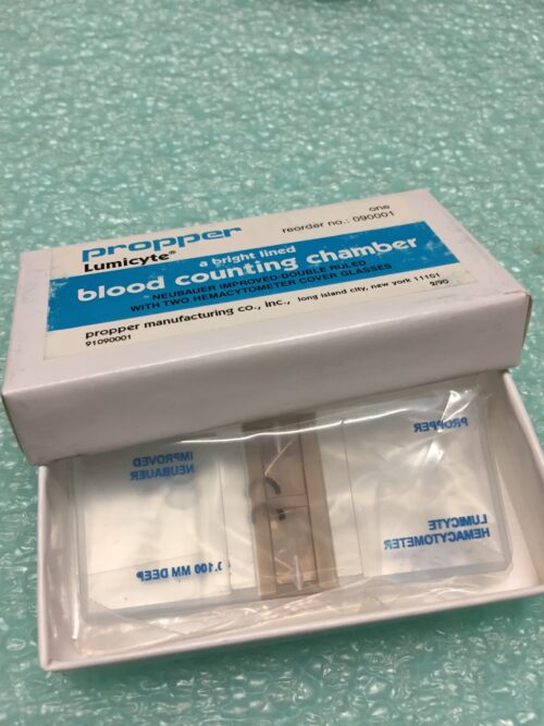 Propper Lumicyte Blood Clinging Chamber Hemacytometer