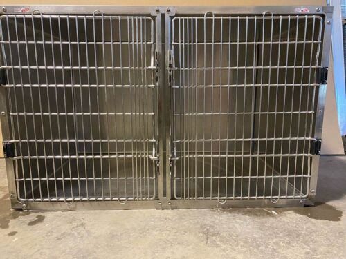 Shor-Line Double Door Stainless Cage 48" x 30" – Type 3
